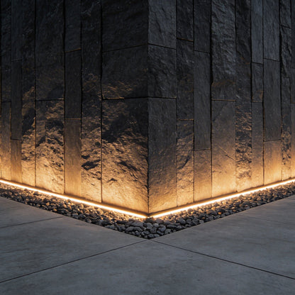 LED Strip Lights on Wall Outdoor Waterproof Lights