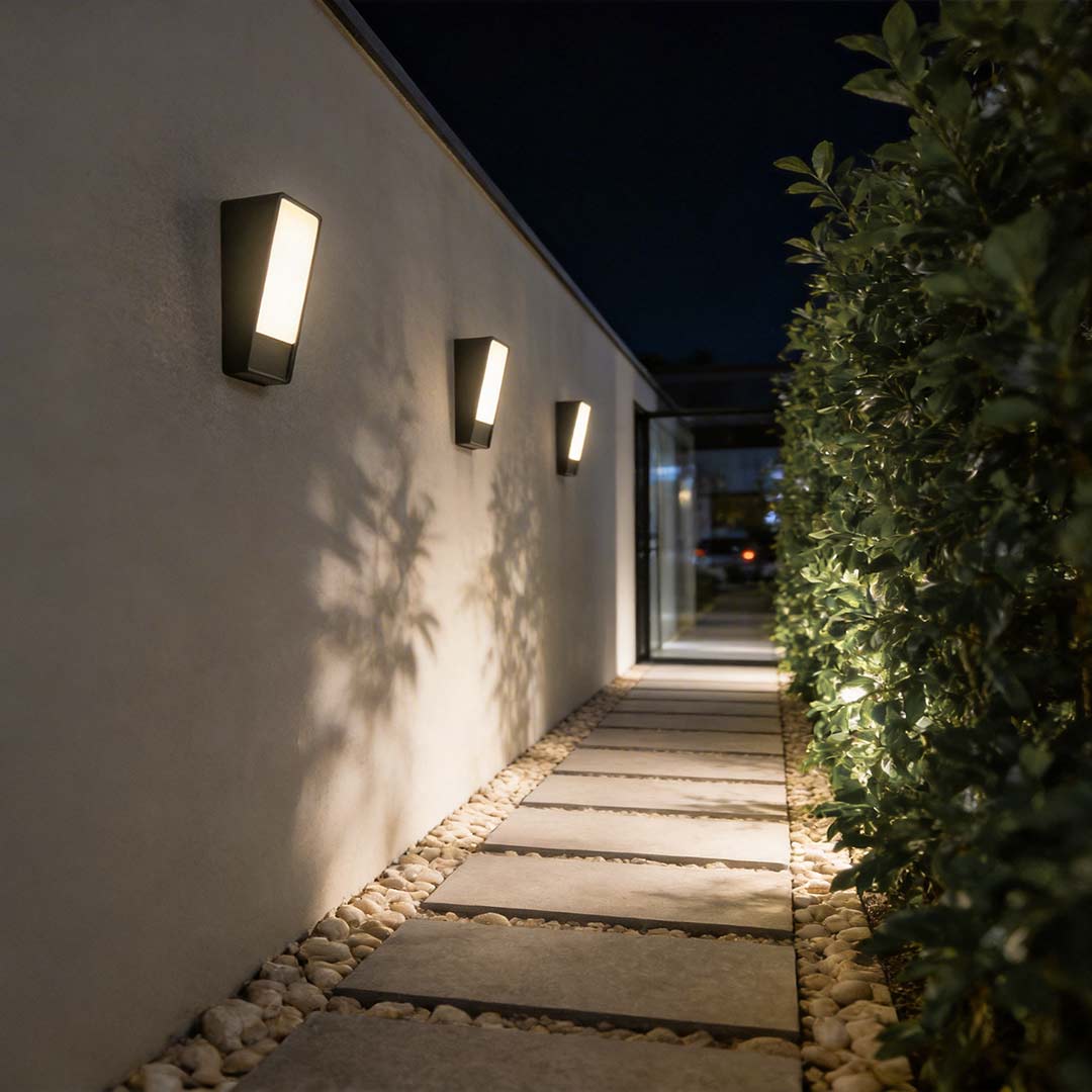 Led Wall Light Outdoor Waterproof Square Aluminum Lighting