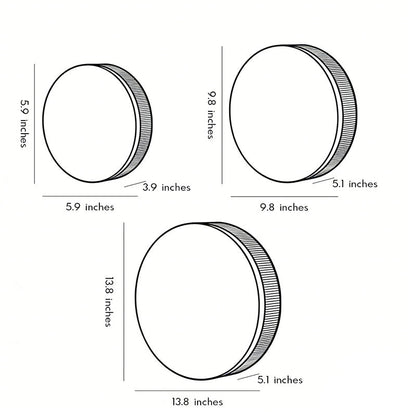 Outdoor Wall Light Round Modern Waterproof Garden Light