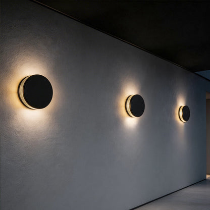 Outdoor Wall Light Round Modern Waterproof Garden Light