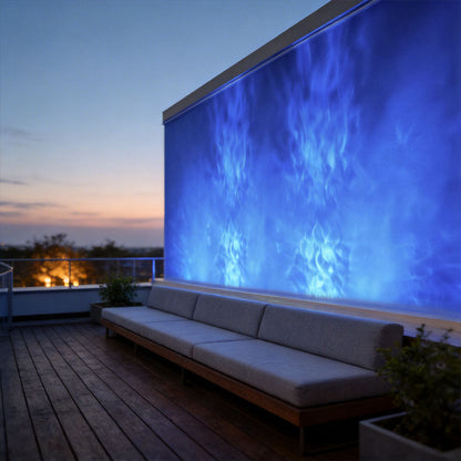 Outdoor Spotlight LED Dynamic Water Ripple Waterproof Light