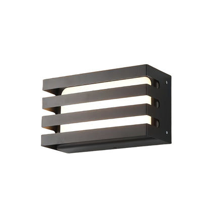 Outdoor Wall Lights LED Waterproof Black Courtyard Light