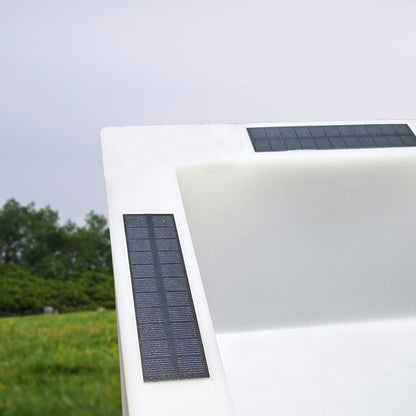 Luminous Flower Pots Square Waterproof LED Solar Light
