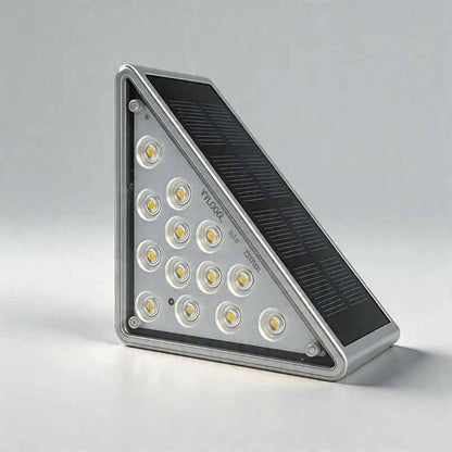 Solar Powered Lights for Steps Modern Waterproof Triangle Ladder Light