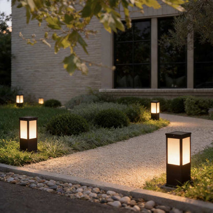Mainstays Bollard Pathway Light Industrial Solar Waterproof Light