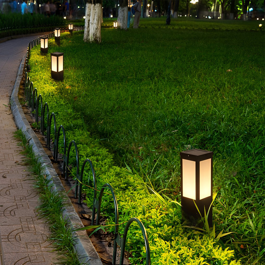 Mainstays Bollard Pathway Light Industrial Solar Waterproof Light