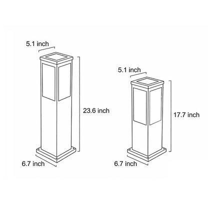 Mainstays Bollard Pathway Light Industrial Solar Waterproof Light