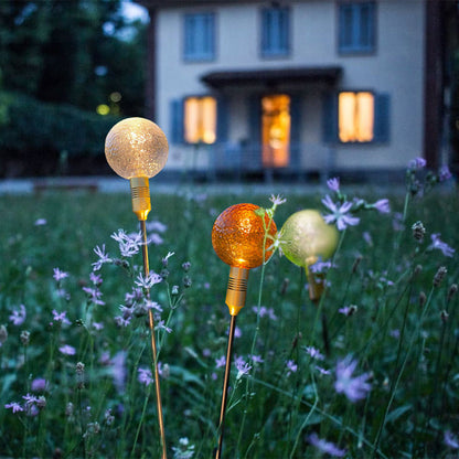Path Landscape Lighting Outdoor Round Reed Decorative Light