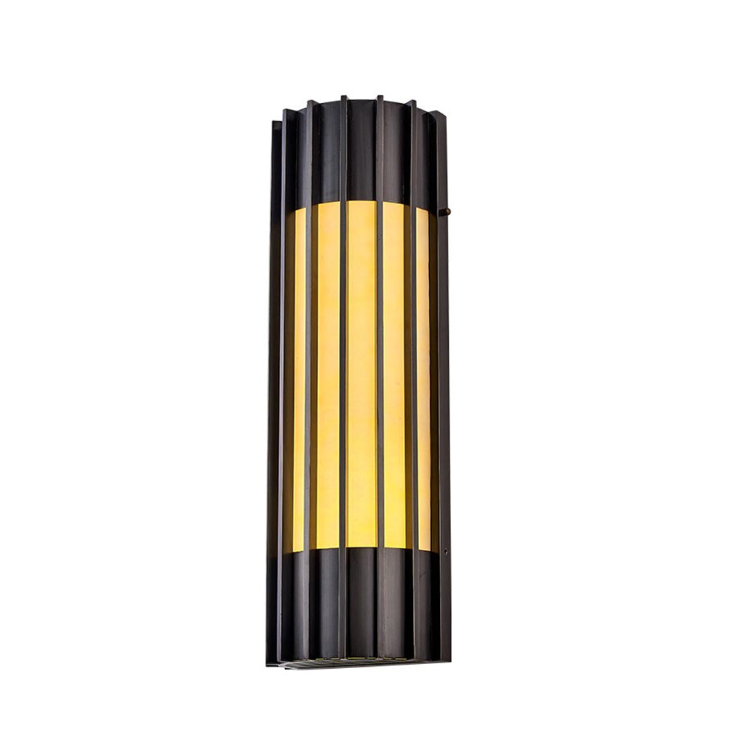 Copper Outdoor Wall Lights Semi-Cylindrical Design LED Light