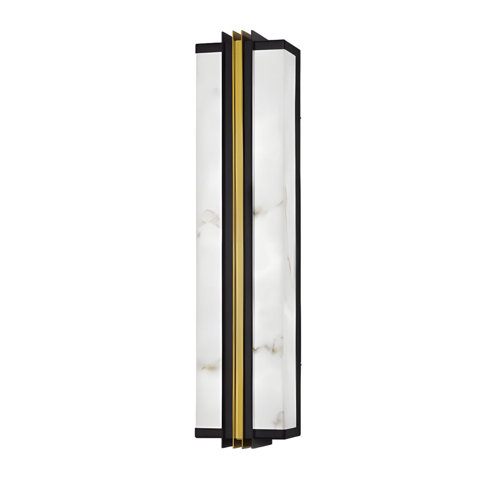Vertical Wall Light Modern Black LED Waterproof Light