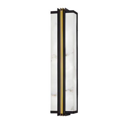 Vertical Wall Light Modern Black LED Waterproof Light