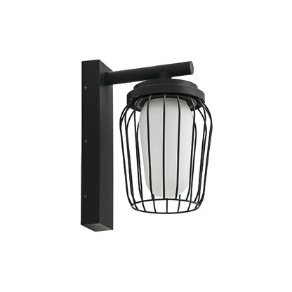 Outdoor Wall Lantern Sconce Birdcage Decorative Light
