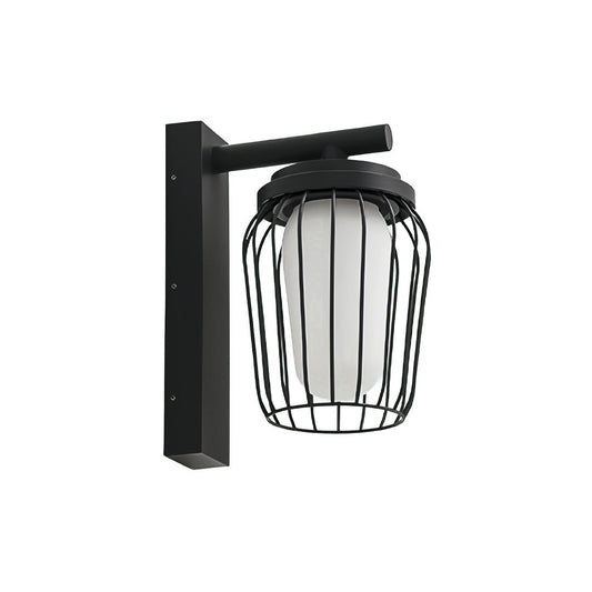 Outdoor Wall Lantern Sconce Birdcage Decorative Light