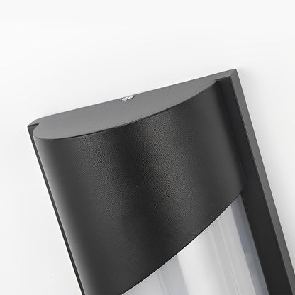 Black Outdoor Wall Light Modern Waterproof LED Light