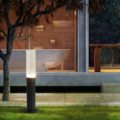 Modern Bollard Lighting Minimalist Acrylic Waterproof Light