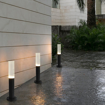 Modern Bollard Lighting Minimalist Acrylic Waterproof Light