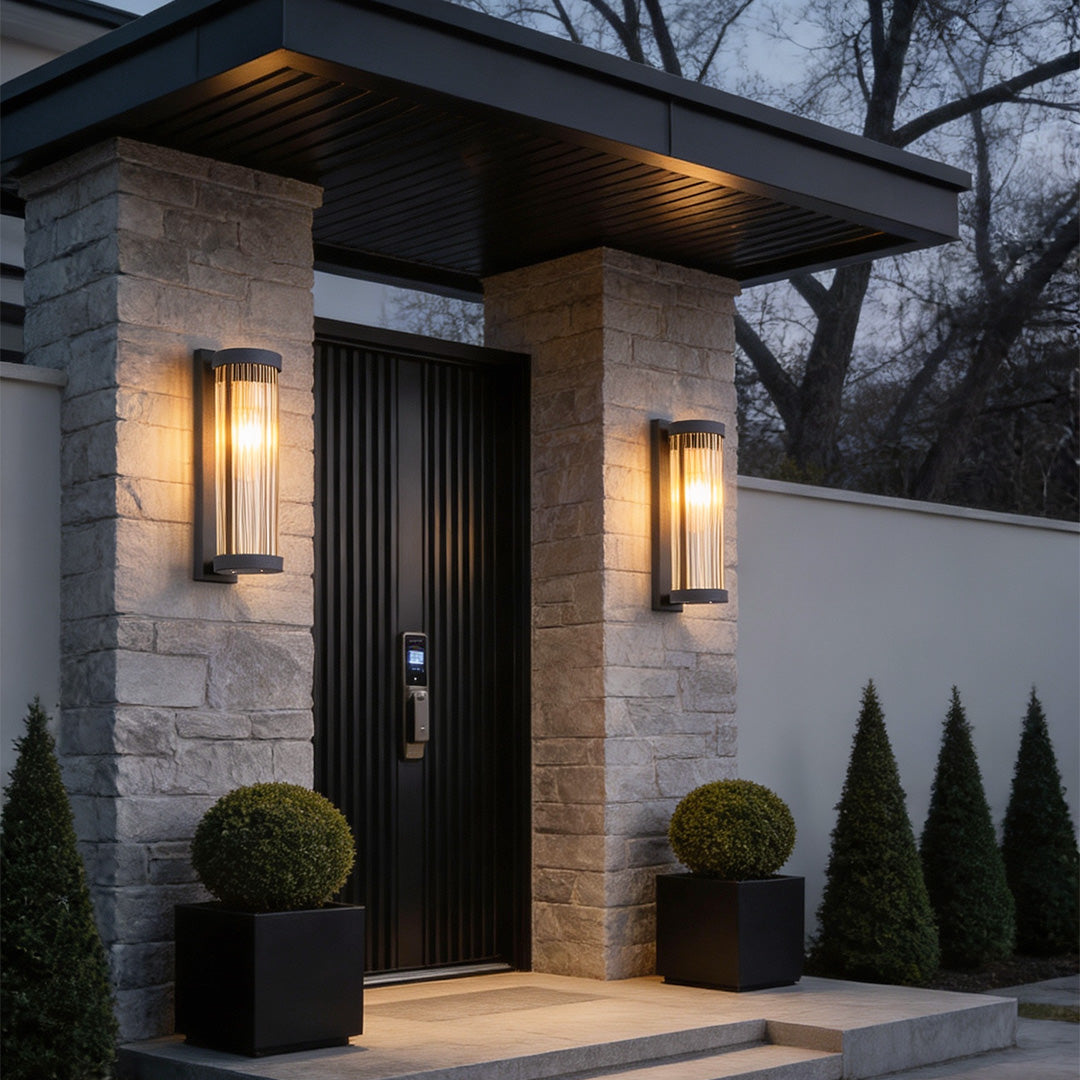 Outdoor Wall Mount Lights Modern Black Creative Light