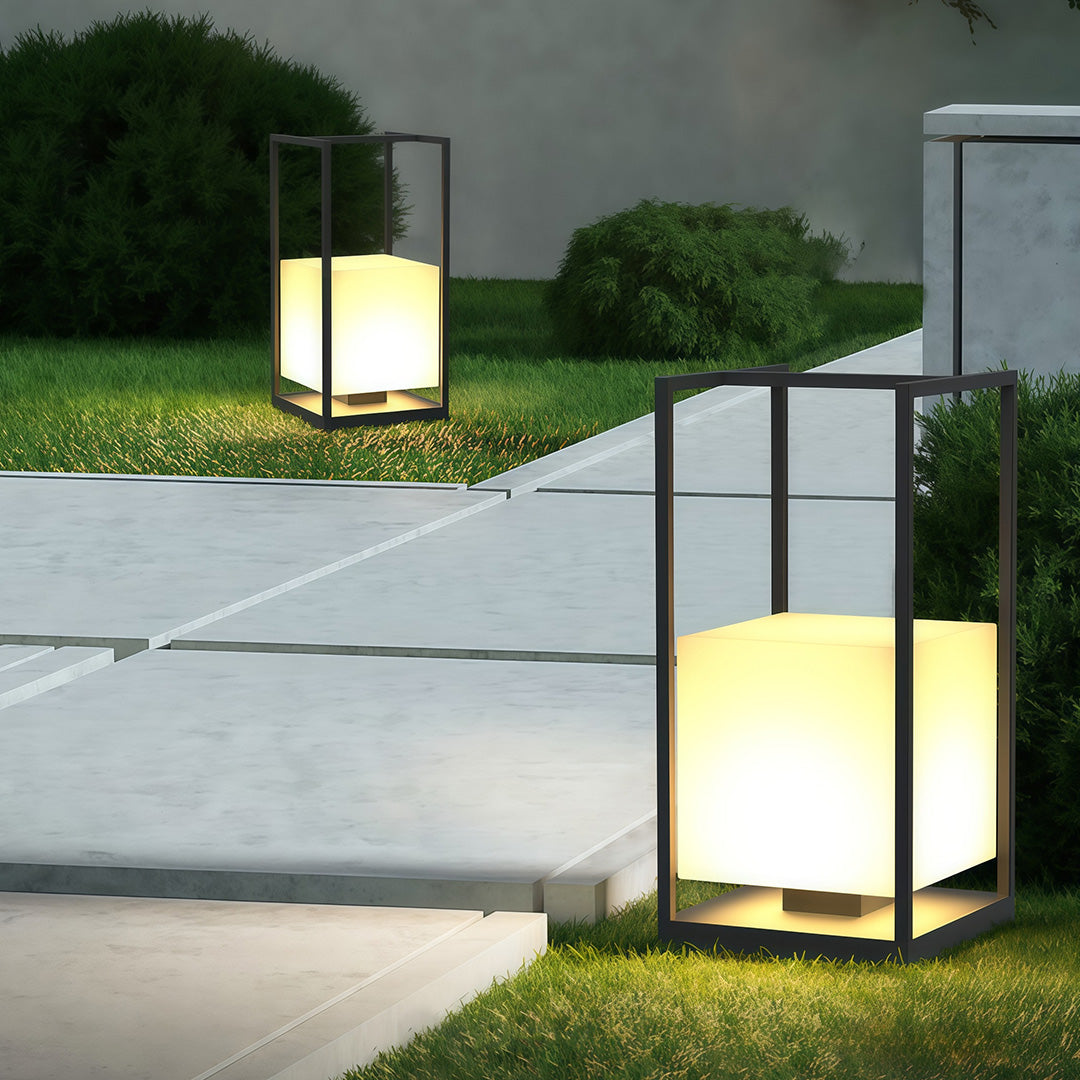 Contemporary Outdoor Lanterns Waterproof Ambience Landscape Light