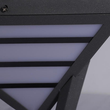 Modern Gate Pillar Lights Geometric Aluminum LED Light