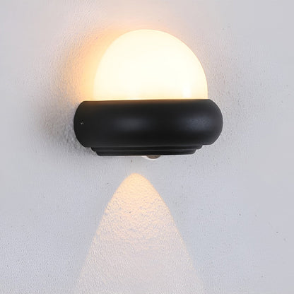 Modern Globe Wall Sconce Up-Down Emitting LED Light