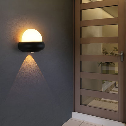 Modern Globe Wall Sconce Up-Down Emitting LED Light