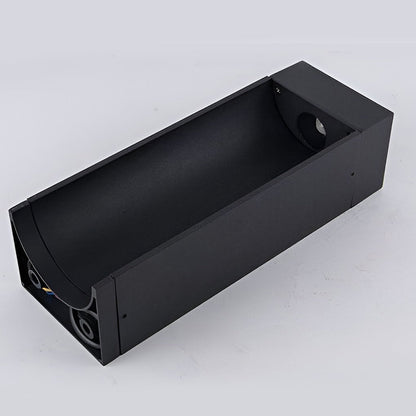 Bollard LED Lights Modern Black Outdoor Lawn Light