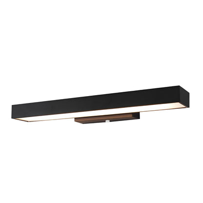 [Open-Box]Outdoor Motion Sensor Black Rectangle Wall Light