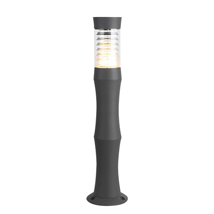 Black Bollard Garden Lights Modern Minimalist Outdoor Light