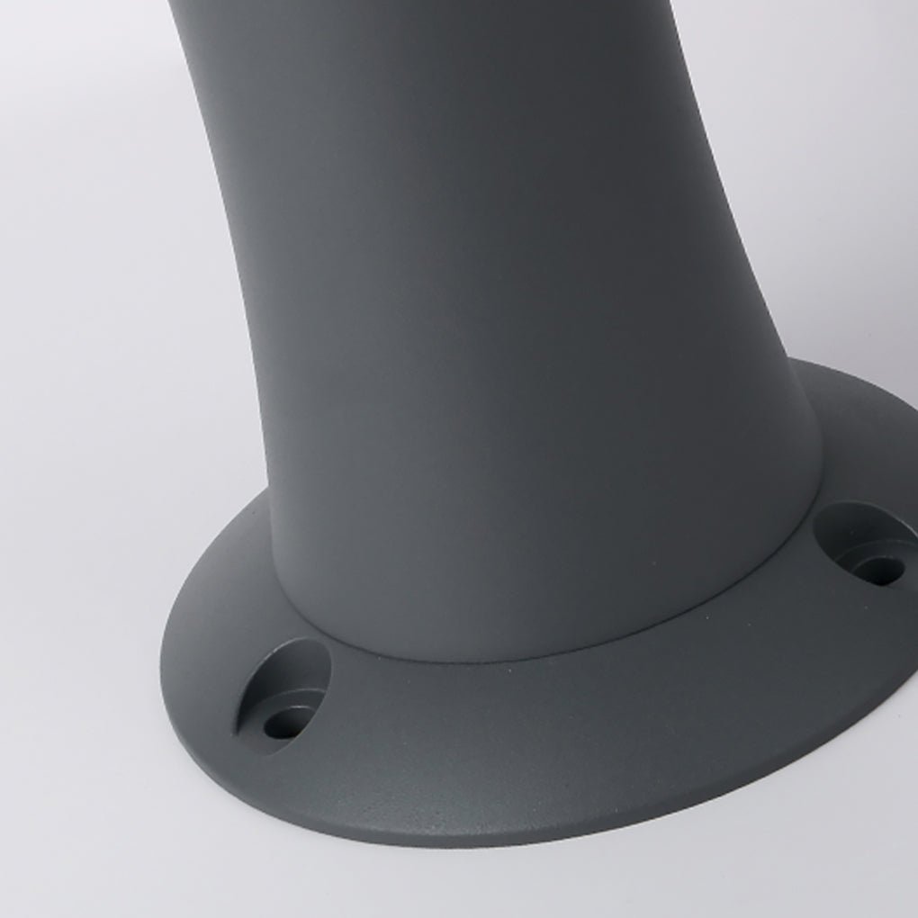 Black Bollard Garden Lights Modern Minimalist Outdoor Light