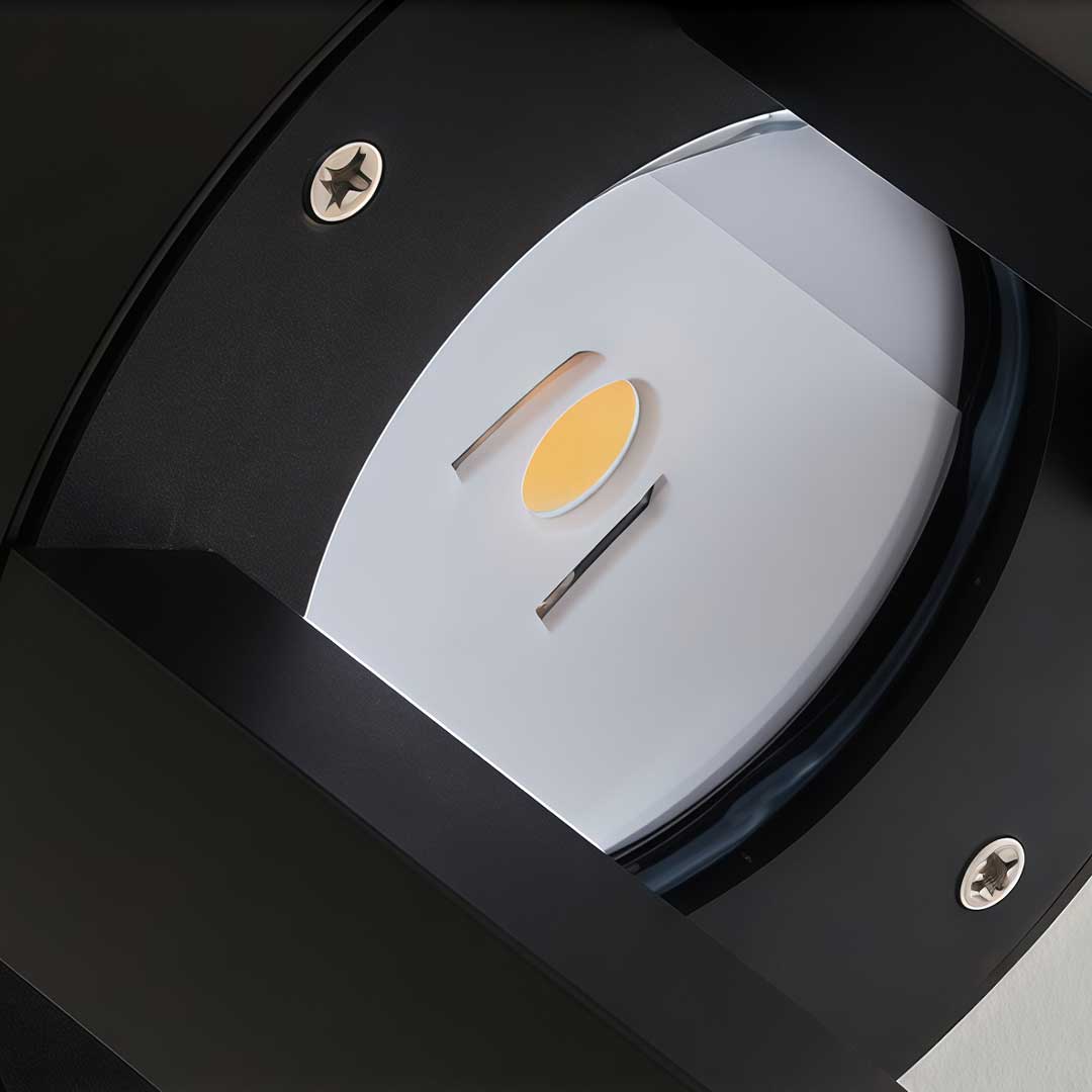 Exterior Bollard Light Fixtures Modern Circular LED Light