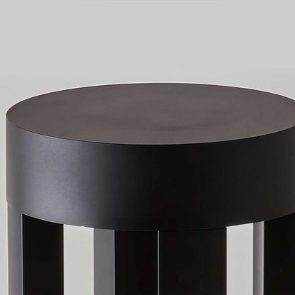 Exterior Bollard Light Fixtures Modern Circular LED Light