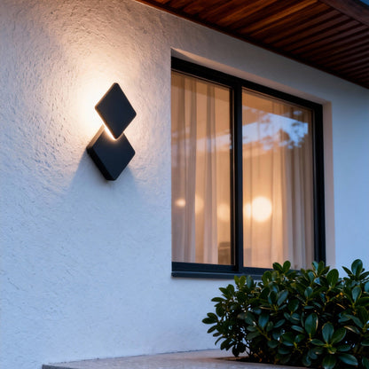 Outdoor Lighting Sconce Waterproof European Style Geometric Lamp