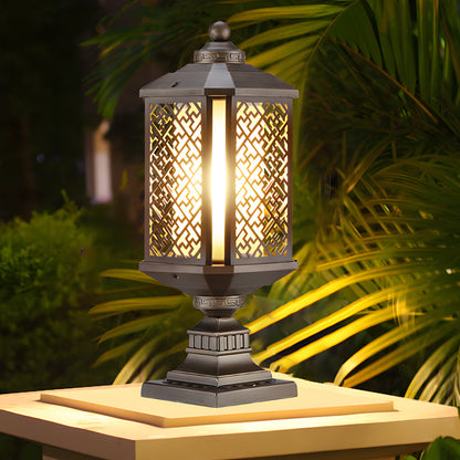 Modern Outdoor Pillar Lights Retro Waterproof Light