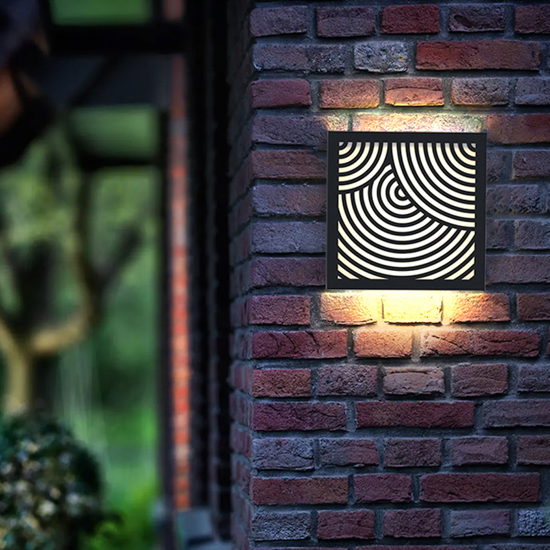 Modern Outdoor Sconces Black LED Minimalist Modern Wall Light