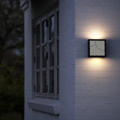 Modern Outdoor Sconces Black LED Minimalist Modern Wall Light