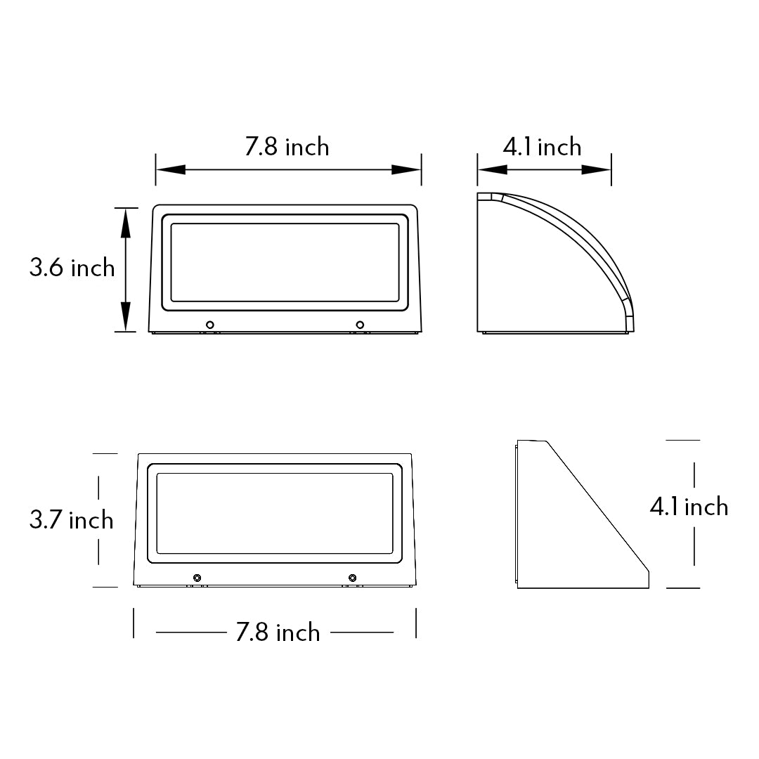 Modern Outdoor Wall Light Waterproof LED Light