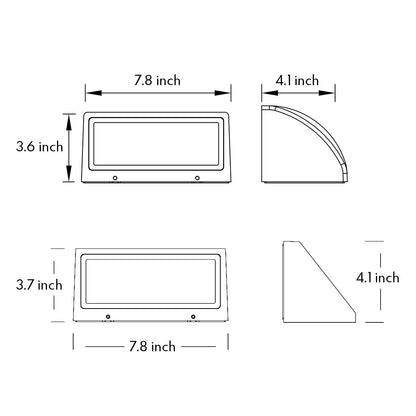 Modern Outdoor Wall Light Waterproof LED Light