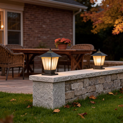 Pillar Lights for House Outdoor Fence Waterproof Light