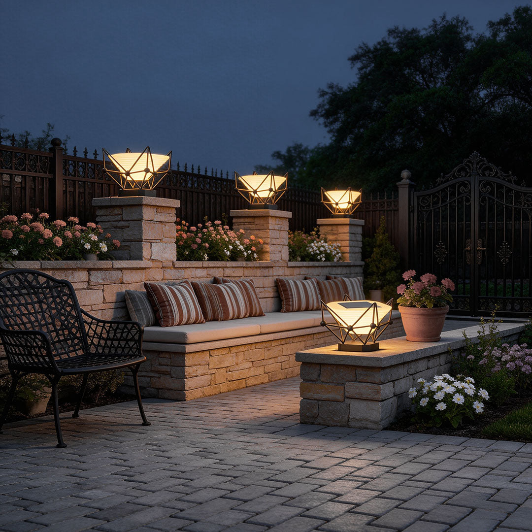Pillar Lights for Garden Outdoor Waterproof Post Light
