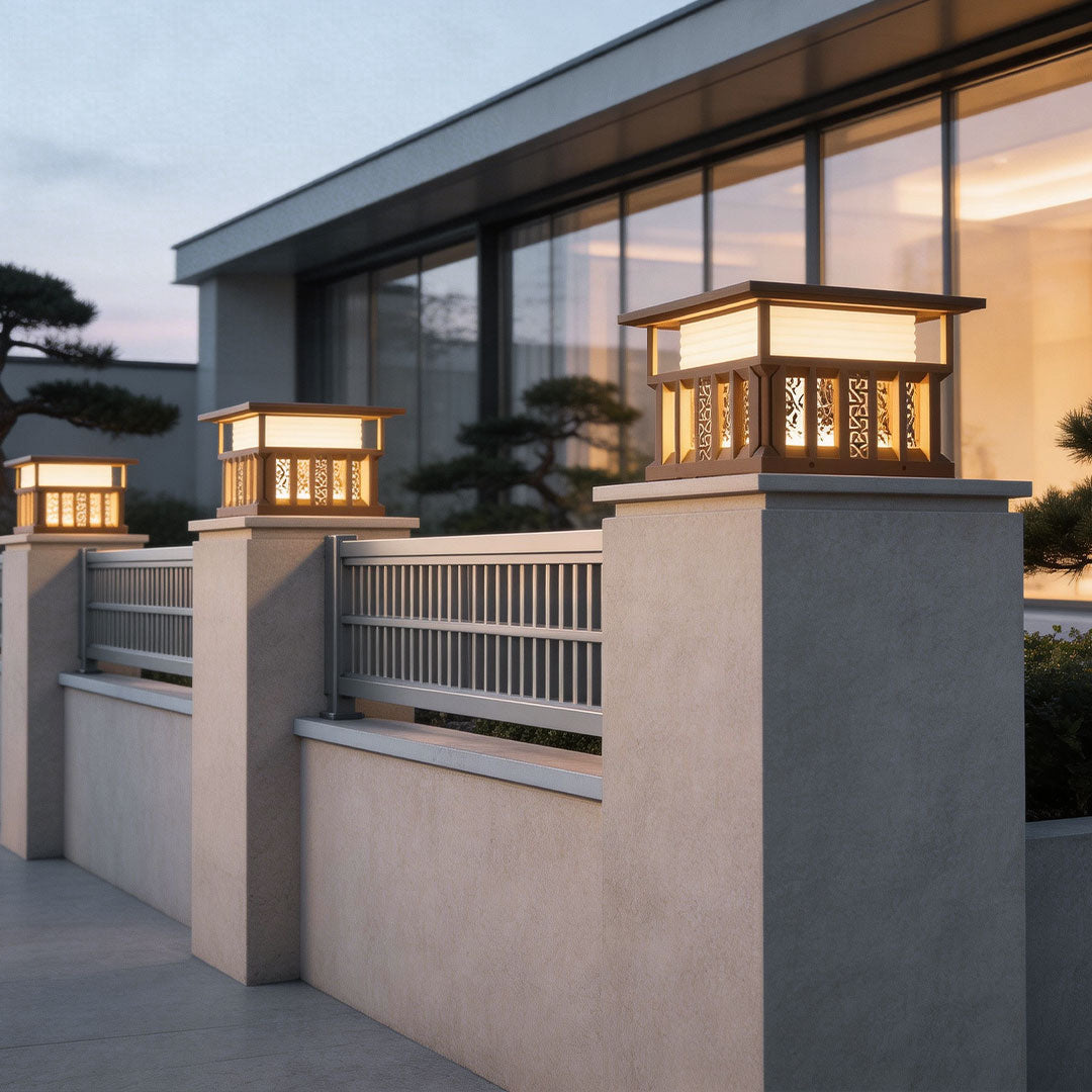 Pillar Lights for House Outdoor Waterproof Post Light