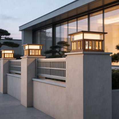 Pillar Lights for House Outdoor Waterproof Post Light