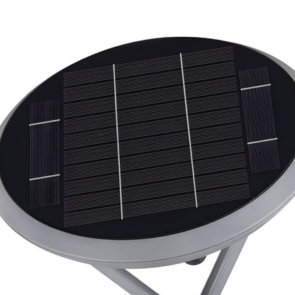 Solar Pillar Lights Circular Dual Motion Sensor LED Light