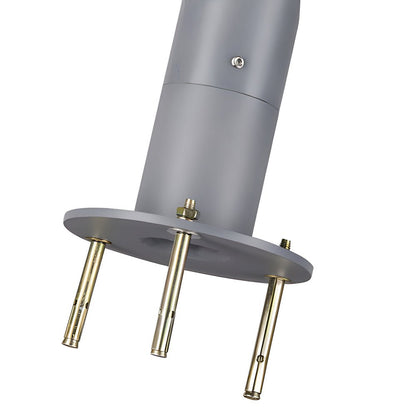 Solar Pillar Lights Circular Dual Motion Sensor LED Light