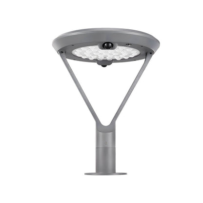 Solar Pillar Lights Circular Dual Motion Sensor LED Light