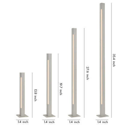 LED Bollard Light Fixtures Outdoor Waterproof Courtyard Light