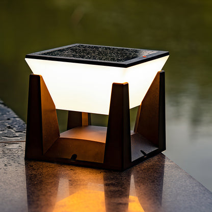 Solar Bollard Light Outdoor Waterproof Landscape Lamp