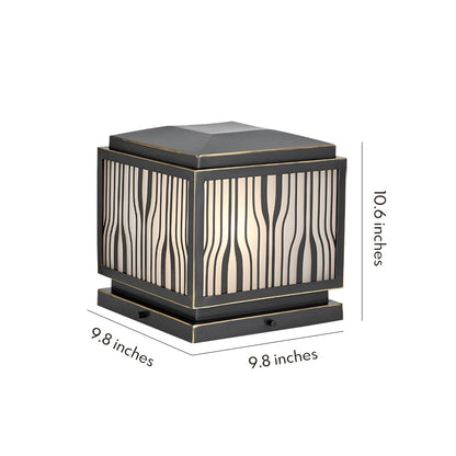 Modern Solar Pillar Lights Outdoor Waterproof Minimalist Light