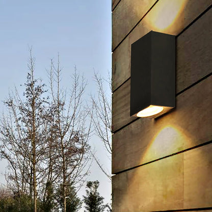 Outdoor up and down Wall Lights Rectangular Waterproof Light