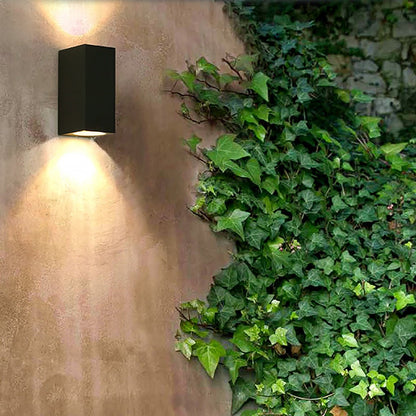 Outdoor up and down Wall Lights Rectangular Waterproof Light