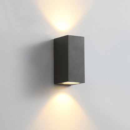 Outdoor up and down Wall Lights Rectangular Waterproof Light